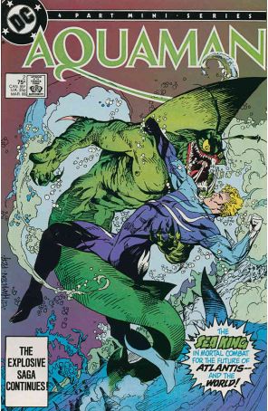Aquaman (2nd Series) 2 published by DC with cover art by Craig Hamilton and P. Craig Russell