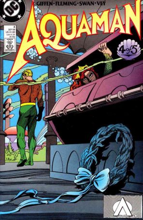 Aquaman (3rd Series) 4 published by DC with cover art by Curt Swan
