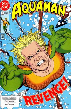 Aquaman (4th Series) 5 published by DC with cover art by Kevin Maguire