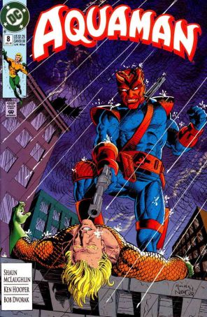 Aquaman (4th Series) 8 published by DC with cover art by Ken Hooper