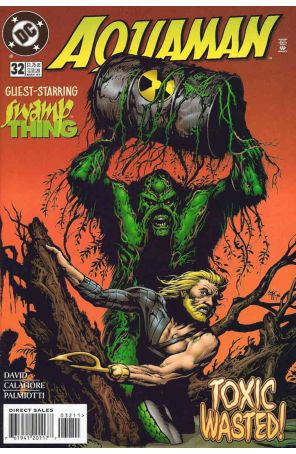 Aquaman (5th Series) 32 published by DC with cover art by John Totleben