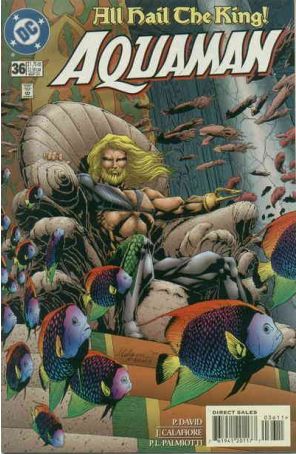 Aquaman (5th Series) 36 published by DC with cover art by Jim Calafiore