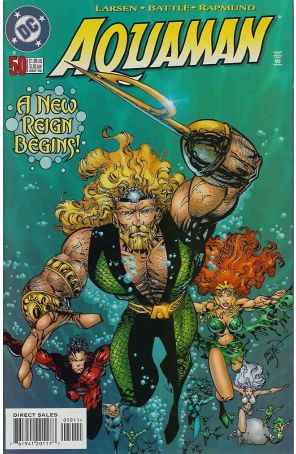 Aquaman (5th Series) 50 published by DC with cover art by Erik Larsen