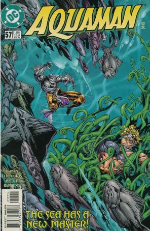 Aquaman (5th Series) 57 published by DC with cover art by Eric Battle