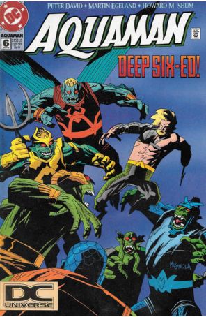 Aquaman (5th Series) 6 (2nd) published by DC with cover art by Mike Mignola
