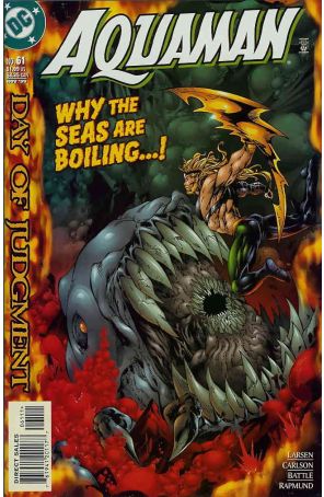 Aquaman (5th Series) 61 published by DC with cover art by Eric Battle