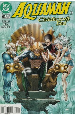 Aquaman (5th Series) 64 published by DC with cover art by Michael W. Kaluta