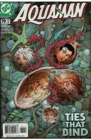 Aquaman (5th Series) 70 published by DC with cover art by Michael W. Kaluta