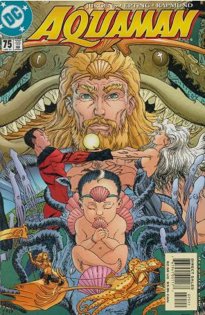 Aquaman (5th Series) 75 published by DC with cover art by Michael W. Kaluta