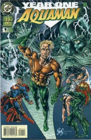 Aquaman (5th Series) Annual 1 published by DC with cover art by Craig Hamilton