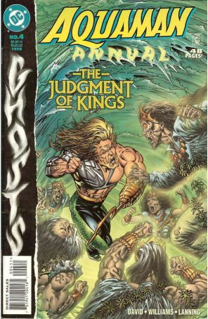 Aquaman (5th Series) Annual 4 published by DC with cover art by Bernie Wrightson