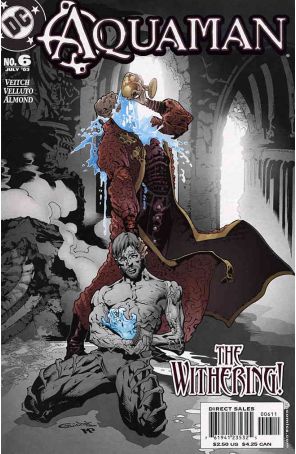 Aquaman (6th Series) 6 published by DC with cover art by Yvel Guichet