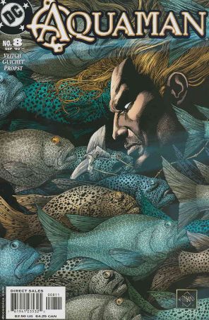 Aquaman (6th Series) 8 published by DC with cover art by Ethan Van Sciver