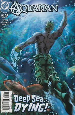 Aquaman (6th Series) 9 published by DC with cover art by Ethan Van Sciver