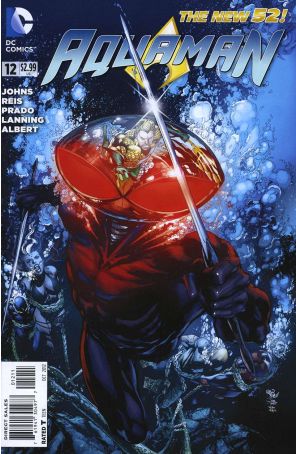 Aquaman (7th Series) 12 published by DC with cover art by Ivan Reis