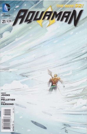 Aquaman (7th Series) 21 published by DC with cover art by Paul Pelletier