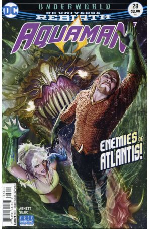 Aquaman (8th Series) 28 published by DC with cover art by Stjepan Sejic