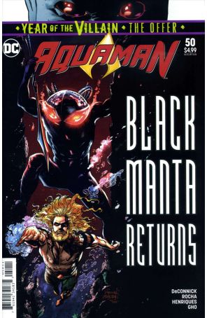 Aquaman (8th Series) 50 published by DC with cover art by Robson Rocha