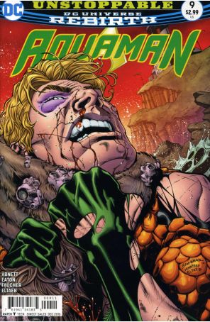 Aquaman (8th Series) 9 published by DC with cover art by Brad Walker