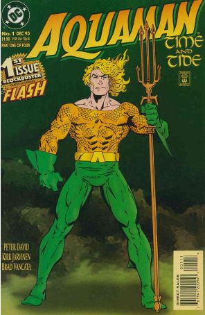 Aquaman: Time and Tide 1 published by DC with cover art by Kirk Jarvinen