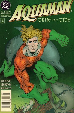 Aquaman: Time and Tide 2 (Newsstand) published by DC with cover art by Kirk Jarvinen