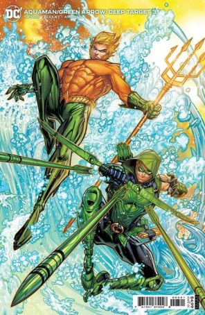 Aquaman/Green Arrow-Deep Target 3A published by DC with cover art by Jonboy Meyers