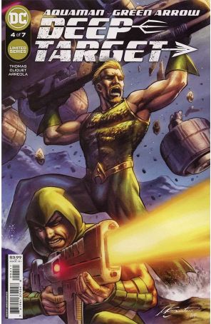 Aquaman/Green Arrow-Deep Target 4 published by DC with cover art by Marco Santucci