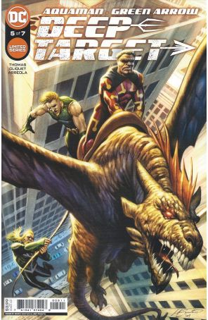 Aquaman/Green Arrow-Deep Target 5 published by DC with cover art by Marco Santucci