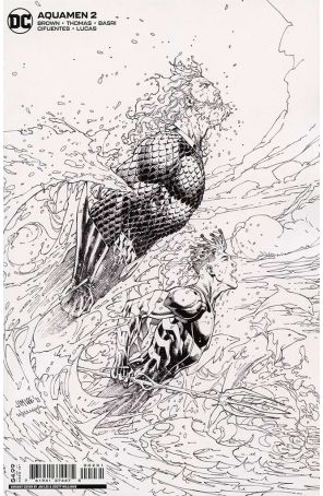 Aquamen 2B published by DC with cover art by Jim Lee