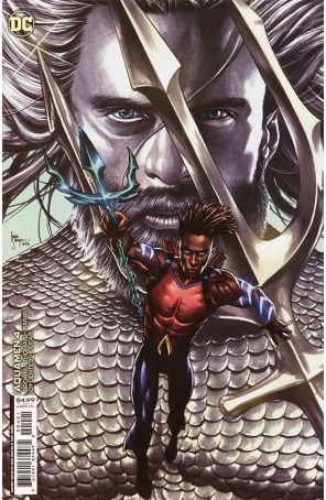 Aquamen 4A published by DC with cover art by Mico Suayan