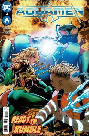 Aquamen 4 published by DC with cover art by Travis Moore