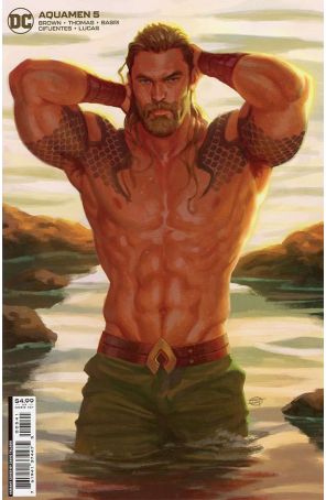 Aquamen 5C published by DC with cover art by David Talaski