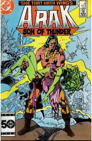 Arak Son of Thunder 45 published by DC with cover art by Tony DeZuniga