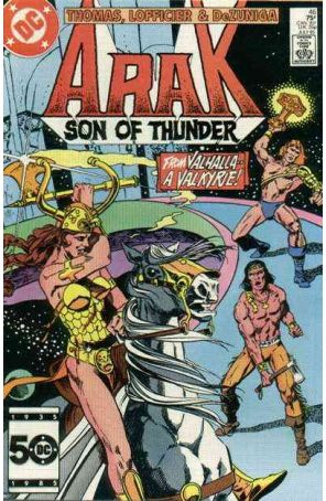 Arak Son of Thunder 46 published by DC with cover art by Tony DeZuniga