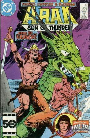 Arak Son of Thunder 47 published by DC with cover art by Tony DeZuniga