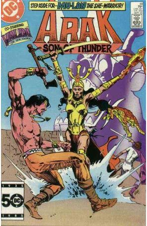 Arak Son of Thunder 48 published by DC with cover art by Tony DeZuniga