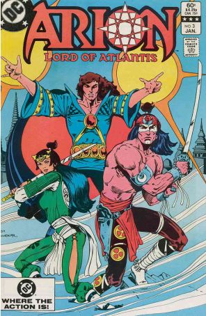 Arion, Lord of Atlantis 3 published by DC with cover art by Jan Duursema