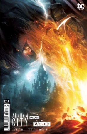 Arkham City: The Order of the World 1A published by DC with cover art by Francesco Mattina