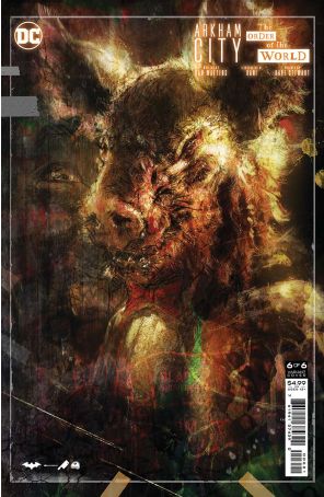 Arkham City: The Order of the World 6A published by DC with cover art by Kaare Andrews