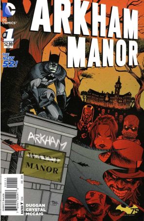 Arkham Manor 1 published by DC with cover art by Shawn Crystal