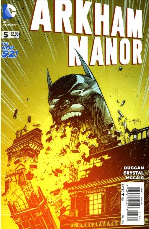 Arkham Manor 5 published by DC with cover art by Shawn Crystal