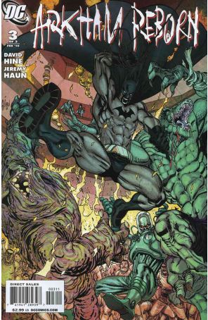Arkham Reborn 3 published by DC with cover art by Guillem March