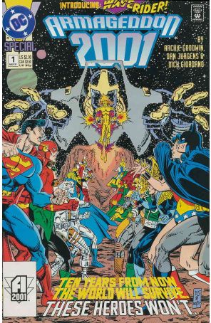 Armageddon 2001 1 published by DC with cover art by Dan Jurgens