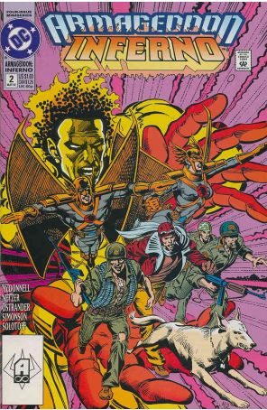 Armageddon: Inferno 2 published by DC with cover art by Michael Netzer