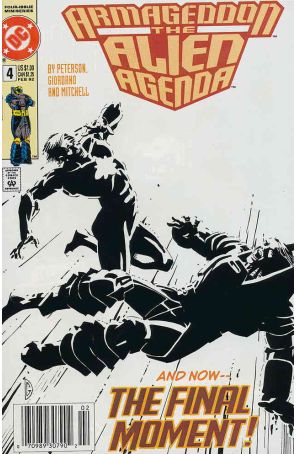 Armageddon: The Alien Agenda 4 (Newsstand) published by DC with cover art by Dick Giordano