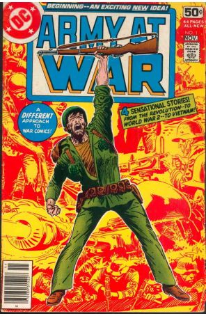 Army at War 1 published by DC with cover art by Joe Kubert