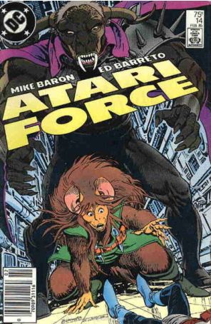Atari Force 14 (Newsstand) published by DC with cover art by Eduardo Barreto
