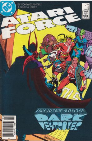 Atari Force 5 (Newsstand) published by DC with cover art by José Luis García-López