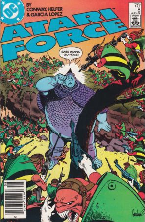 Atari Force 8 (Newsstand) published by DC with cover art by José Luis García-López
