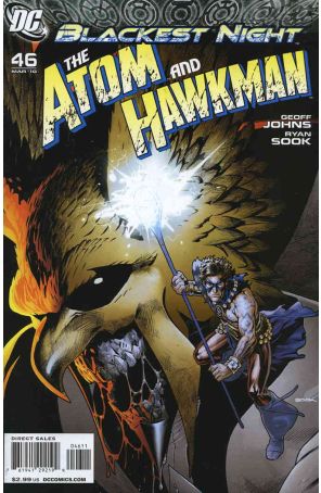 Atom and Hawkman 46 published by DC with cover art by Ryan Sook